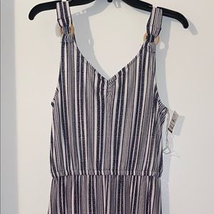 Derek Heart Striped Maxi Dress NWT